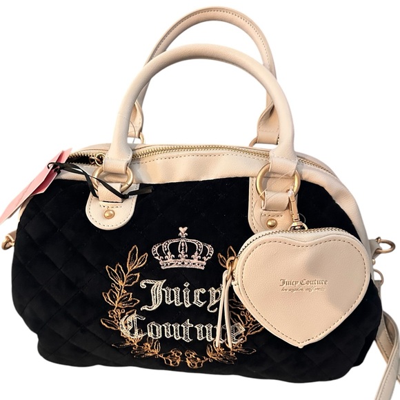JUICY COUTURE Royal Couture Quilted Satchel NWT - Picture 1 of 4